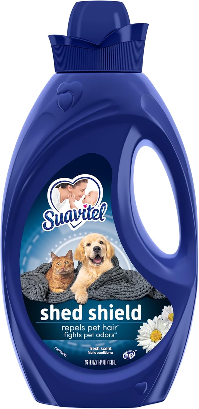 Suavitel Shed Shield Fabric Conditioner, Fresh Scent, 46 oz