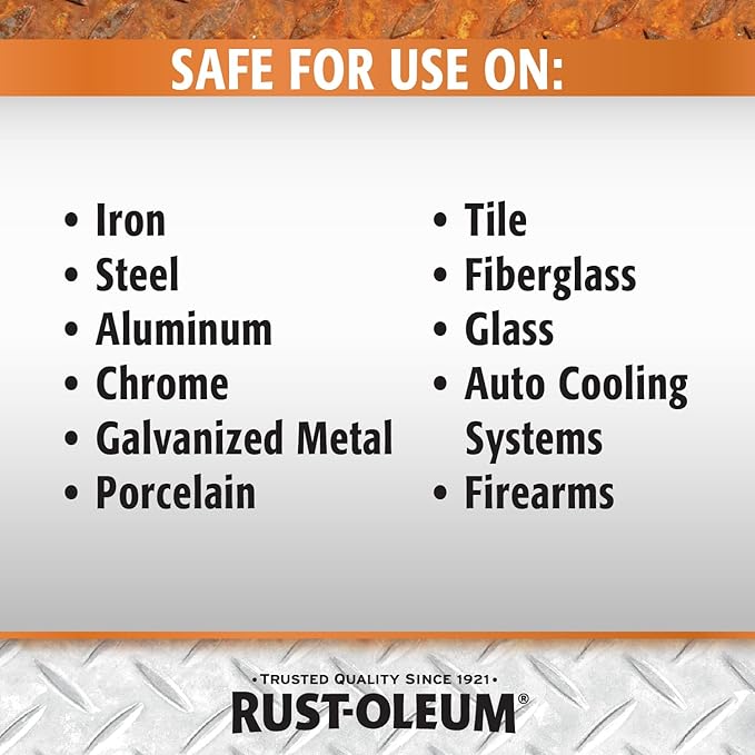 Rust-Oleum Rust Dissolver Soak & Bath | Heavy-Duty Corrosion Remover for Metal Tools, Cars, Bikes, Grills, Bolts, Firearms & More | Quart