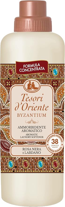 Tesori d'Oriente Fabric Softener Byzantium Black Rose and Labdanum 25.69 fl.oz 760ml
