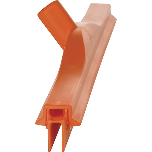 Vikan 77147 Squeegee,Ultra Hygiene,Dbl Blade,24",PP/RB,OR