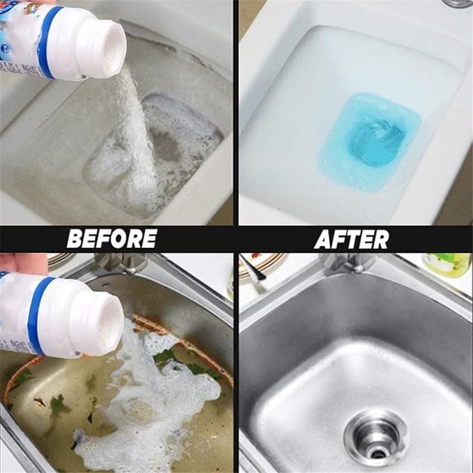 World Tornado Sink Drain Cleaner, Wild Tornado Pipe Dredge Deodorant, Powerful Sink and Drain Cleaner Pipe Cleaner, Fast Foaming Drains Cleaner for Kitchen and Pipes Cleaning Tool (4pcs)