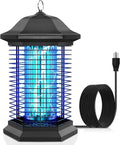 Bug Zapper Outdoor Indoor, 18W Power & 4400V Instant Grid Mosquito Repellent, Insect Control Efficiency Increased 100% Fly Trap for Patio, Backyard, Home