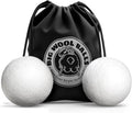 XXL 3.75in Wool Dryer Balls – Twice The Size of XL | 100% Organic New Zealand Wool | Shorten Drying Time | Reduce Static & Wrinkles Fast (by BigWoolBalls) (XXL Mega Size, 3.75in Diameter)