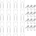 Bilillo 12 Pieces Invisible Heavy Duty Plate Holders, Stainless Steel Plate Hangers for The Wall, Plate Hangers for Display with Wall Hooks, Suitable for 6-8 inch Decorative Plattes and Arts (Silver)