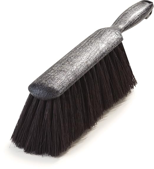 SPARTA Flo-Pac Counter Brush Scrub Brush, Cleaning Brush with Synthetic Fiber Bristles for Cleaning, 8 Inches, Black