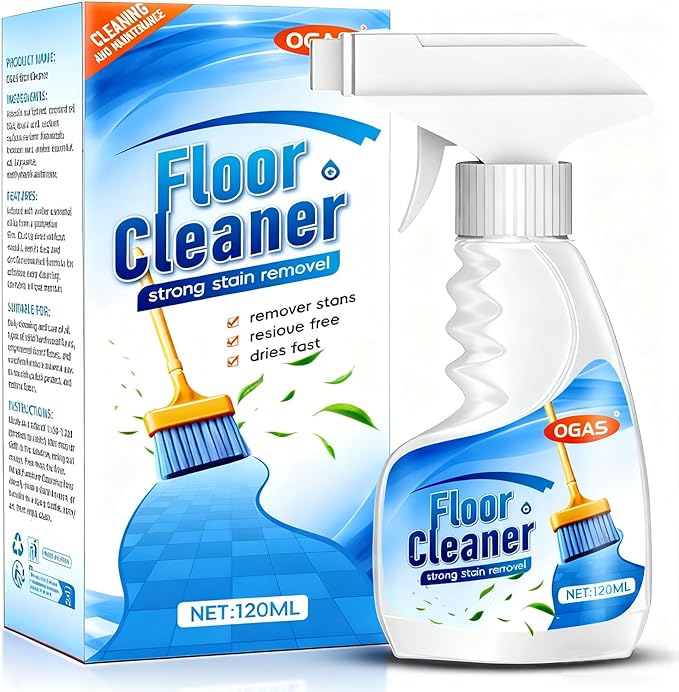 Floor Cleaner Concentrate, Hard Surface Floor Cleaner Spray for Hardwood, Ceramic Tile, Marble, Grout, and Composite Material Surface, Bathroom Cleaning Kit -120ml
