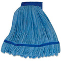 Genuine Joe - GJO47539 Blue Microfiber Wet Mophead Refill