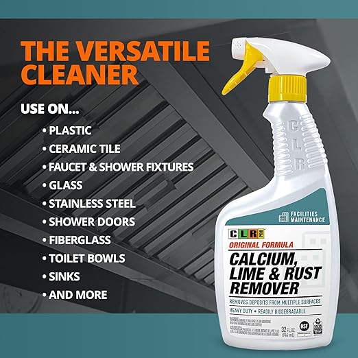 CLR PRO Industrial Multi-Purpose Restroom Cleaner, 32 Ounce Spray Bottle (Pack of 2)