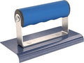 Bon 22-712 6-Inch by 3-Inch Blue Steel Sidewalk Edger with 3/8-Inch Radius and 1/2-Inch Lip with Comfort Grip Handle