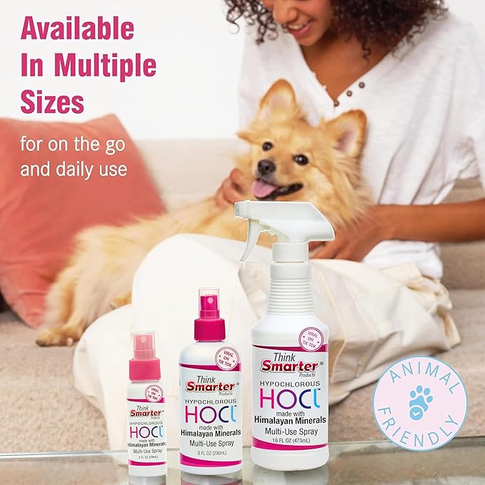 Multi-Use Spray | 2 oz | Alcohol-Free HOCl Spray for Skin, Hands, & Surfaces | Fragrance-Free Formula | Gentle, Everyday Cleanser for Home & Travel