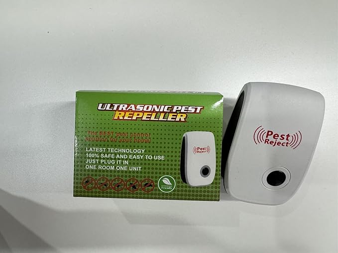2025 Upgraded Electronic Pest Control Plug-in, Ultrasonic Repeller for Mice, Mosquitoes, Cockroaches, Spiders, Ants & More, Safe, Silent, Energy-Efficient, Ideal for Home, Office, Warehouse, 6-Pack