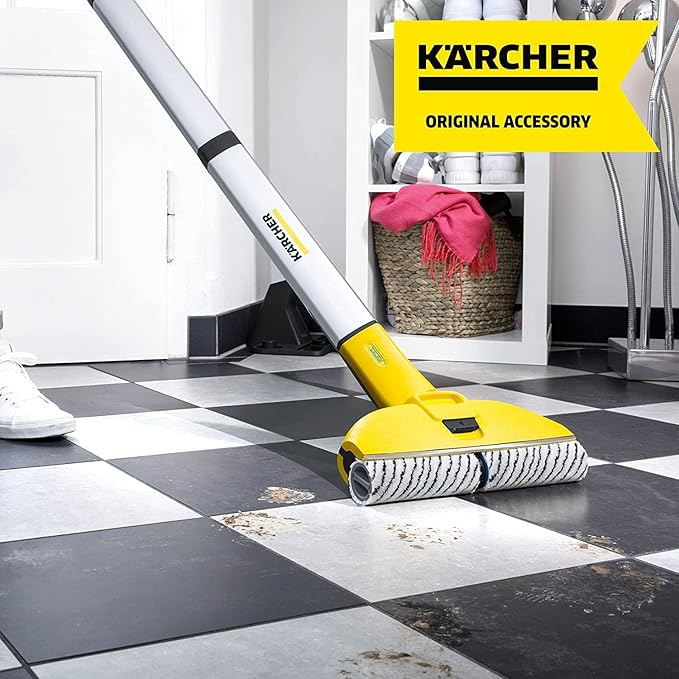 Kärcher FC Stone and Tile Rollers for Karcher FC3, FC5, FC7 Electric Floor Cleaner Mop, Microfiber Rollers - 2 Pack