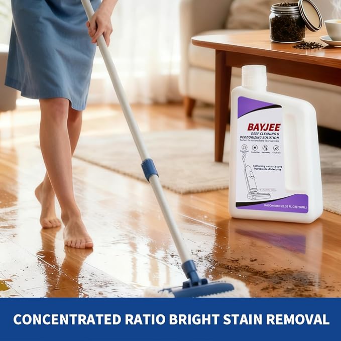 Deep Cleaning & Deodorizing Solution, 25.36FL OZ/750ML, Designed for TINECO, SHARK, MOVA, BISSELL, Compatible with all models of wet dry vacuum cleaners,long-lasting Lavender Fragrance