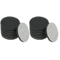 Power Scrub Pads, Scrubbing Pads 1500 Grits Scouring Discs - Fitting for (Home Kitchen Cleaning - Drill Attachment - Scrubber Replacement) 16 Pcs & 4 Inch & Green-Gray
