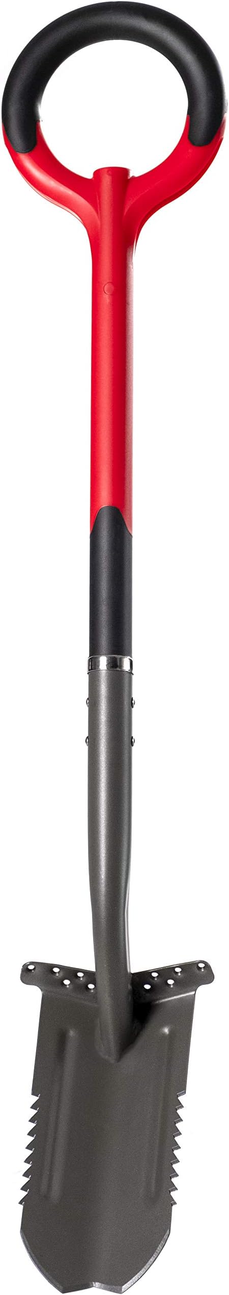 Root Slayer 23711, 42-Inch Carbon Steel Trench Spade, Red