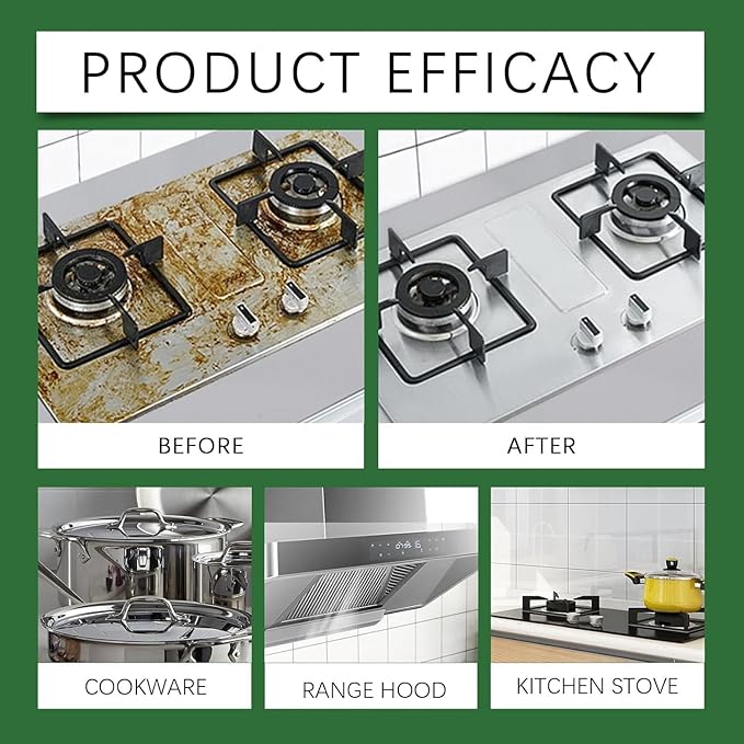 Multi-Purpose Enzyme Foam Cleaner, Kitchen Cleaner Stain Remover Spray, Multipurpose Kitchen Appliance Cleaner for Appliance/Hold/Oven/Stove/Sink Range Hood (1pcs)
