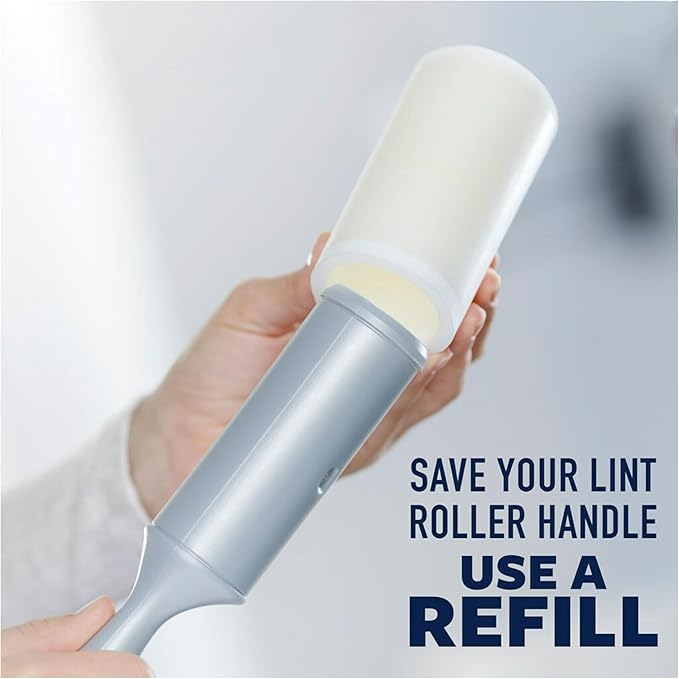 Scotch-Brite Everyday Clean Lint Roller Refills 6 Roller Refills 420 Sheets White