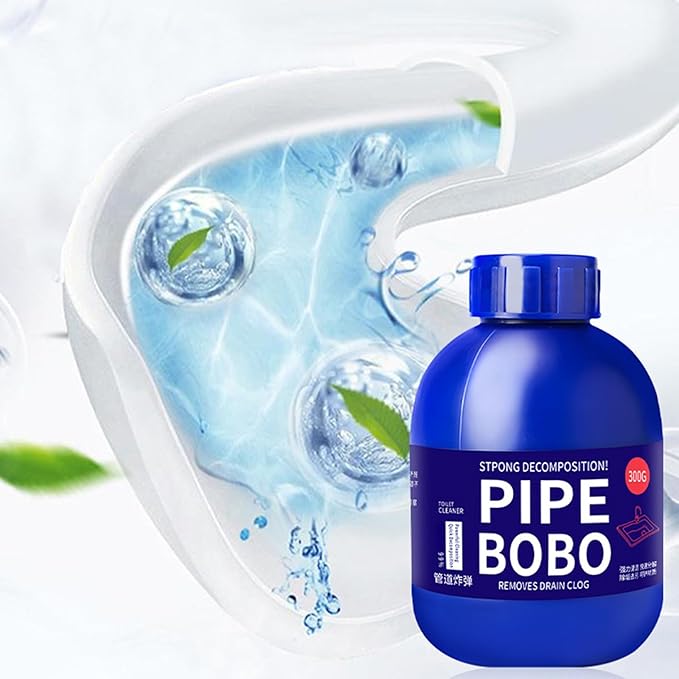 Heavy-Duty Pipe Declogger & Deodorizer, Professional Strength Pipe Dredging Formula, Fast-Acting Sink/Toilet/Kitchen Drain Opener, Powerful Unclogging, Clog Remover, Shower, Tub, Compatible (3)
