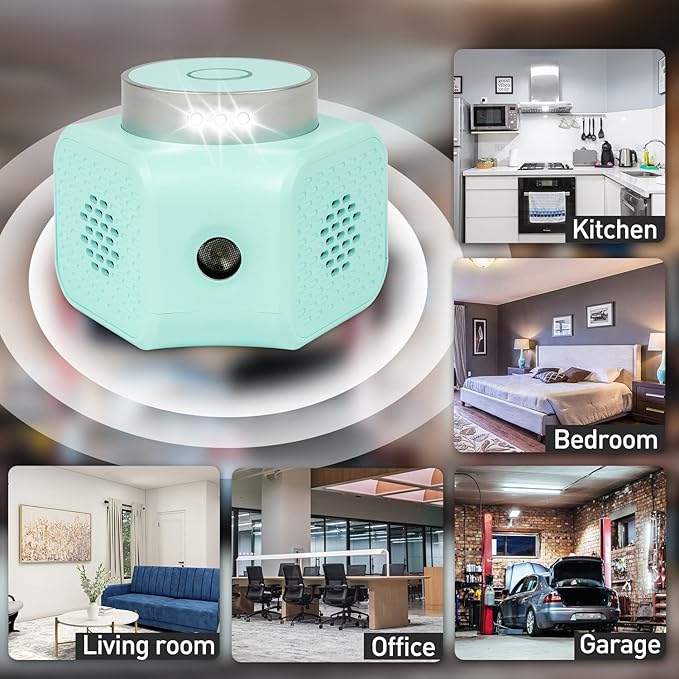 Rodent Repellent Ultrasonic Plug in - Squirrel Deterrent, Mouse Deterrents, Rodent Repellent Indoor - Squirrel Repellent for Attic Garage RV - Rat Repellent Ultrasonic - UR02 Light Blue