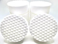 Refill Pack of 12 Drill Powered 3.5” Magic Sponge Erasers | Compatible with RotoEraser | 25% Thicker Ultra Durable Melamine Cleaning Eraser Pads for Bathroom Kitchen Floors | Round 3.5" x 1.25" Thick