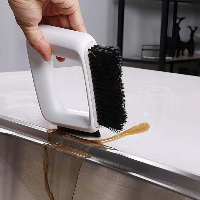 Mini Dustpan and Brush Wisp Broom and Dustpan Portable Handheld for Keyboard Bedroom Bathroom Kitchen Counter Camping Tent BBQ Table Pet(1 Set)