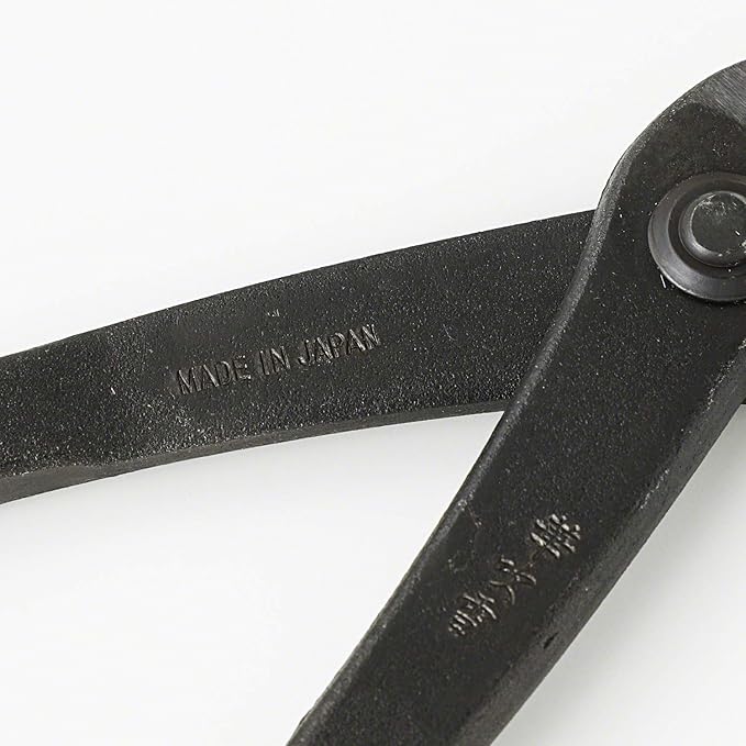 Wazakura Hand Forged Bonsai Wire and Jin Pliers Made in Japan 210mm(8.25inch), Bonsai Training Wire Plier, Japanese Garden Tool- Black