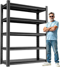 OLLRRACT Storage Shelving Rack - 5 Shelf Heavy Duty Garage Storage Shelf, Metal Shelving Organizer for Garage, Home, and Utility Rooms, Maximize Space with Easy Organization16 D x36 W x78 H
