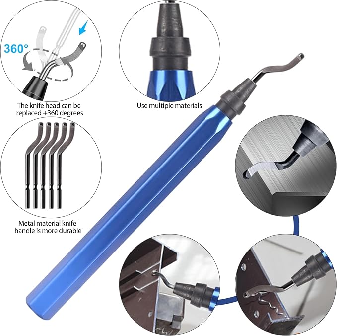25pcs Precisio with Deburring Tool, Craft Knife,hand File,Carving Knife Suitable for sanding, carving, modeling, cutting, scraping,3D Printing Deburring kit