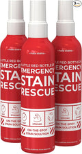 Emergency Stain Rescue Stain Remover Spray - Carpet Cleaner Spray - Wine & Coffee Stain Removal - 4 Fl Oz (Pack of 3)