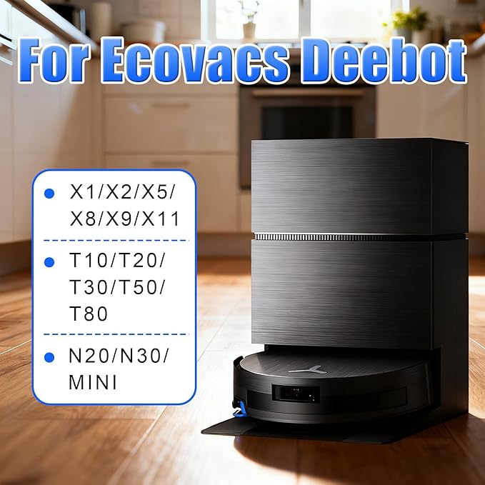 Vacuum cleaner Multi-surface Floor Cleaning Solution Compatible with ECOVACS X11/N20/N30/X1/X2/X5/X8/X9/T10/T20/T30/T50/T80/T30C Series, 1L