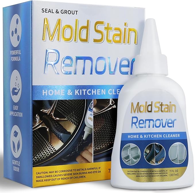 Washing Machine Cleaner, Multi Home Stain Cleaning Gel, Heavy Duty Stain Cleaner for Washing Machine, Refrigerator Strips, Bathroom Grout, Sink, Shower, Caulk, and Front Loader Seal (7 fl oz)