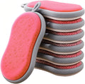 Multi-Purpose Kitchen Scrub & Microfiber Sponge – Durable, Chemical-Free, Machine Washable, Tough Cleaning Power