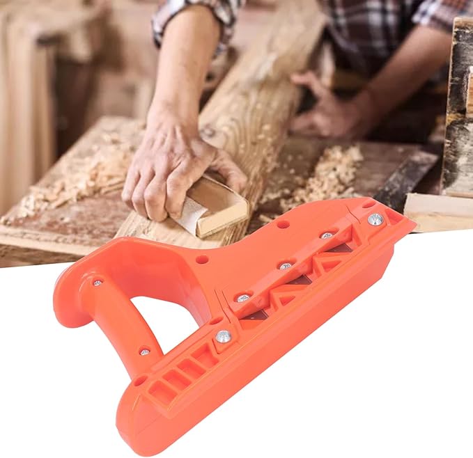 Plasterboard Plane Gypsum Edger and Hand Trimmer with 45 Degree Cutting Angle for Burrs Surface Finishing on Gypsum Boards Cork and Plastics Includes 10 Replacement Blades