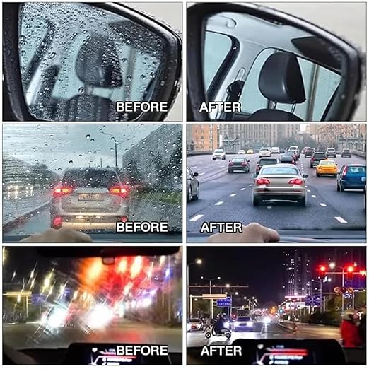Q4 Glass Cleaner,Ogas Glass Emulsion,Glass Emulsion Cleaner-Professional Windshield Purification Paste for Car & Home-Deep Cleaning for Stubborn Water Spots,Grease,and Dust (2pc)