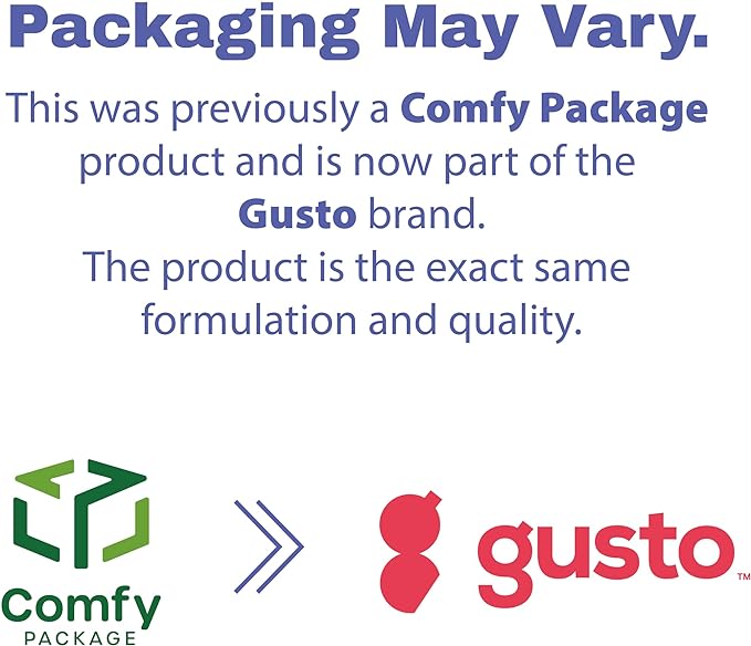 GUSTO To Go Food Containers with Lids [8 oz, 16 oz, 32 oz - 48 Count] - Deli Plastic Food Storage Containers with Lids for Meal Prep, Leftovers, and Freezer Storage - Formerly Comfy Package