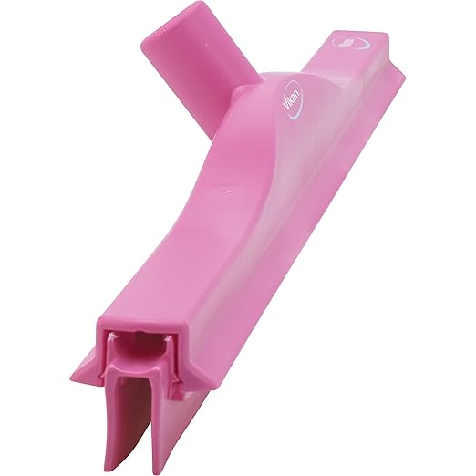 Vikan 77141 Squeegee,Ultra Hygiene,Dbl Blade,24",PP/RB,PK