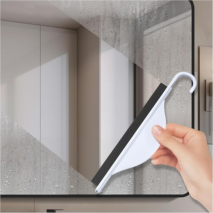 Small Shower Squeegee for Glass Doors,Squeegee for Shower Glass,mini Bathroom Squeegee for Window