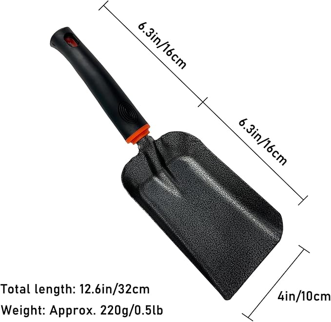 SoloWilder Garden Trowel Heavy Duty Hand Shovel with Ergonomic Handle Thickened Manganese Steel Outdoor Tool for Digging and Planting