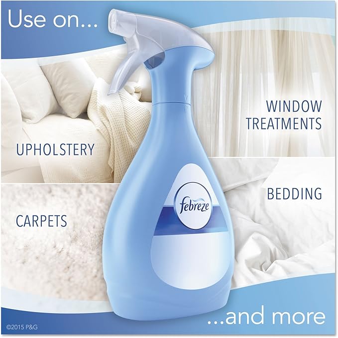 Febreze 47804CT Fabric Refresher & Odor Eliminator Gain Original 27 oz Spray Bottle 6/Carton