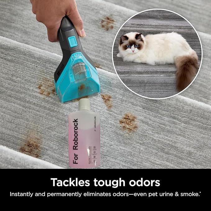 1L Stain & Odor Remover, Carpet Cleaner. Compatible With Roborock. Compatible With All Upright And Compact Deep Carpet Cleaners(2PCS)