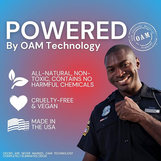 Arrest My Vest Military Grade Laundry Booster Deodorizer For Strong Odor to Get The Sweat Smell Out of Clothes, Uniforms, Police Gear, and All Fabrics - Midnight Scent- 1 64oz Bottle Laundry Supplies