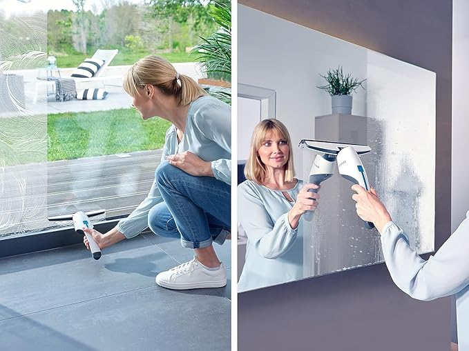Leifheit Nemo Window Vacuum Cleaner, White, Normal