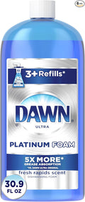 Dawn Dish Soap, Direct Foam Dishwashing Foam, Refill, Fresh Rapids Scent, 30.9 Fluid Oz (Pack of 6)