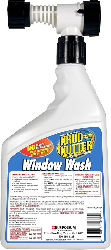 Krud Kutter WW32H4 Window Wash, 32 oz