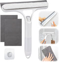XANGNIER Window Cleaner Tool Kit,2026 3 in 1 Window Cleaning Scraper with Spray,Thickened Magic Cleaning Cloth,Window Scrubber Cleaning Squeegee for Glass,Mirror,Shower Doors,Car Windshields(White)