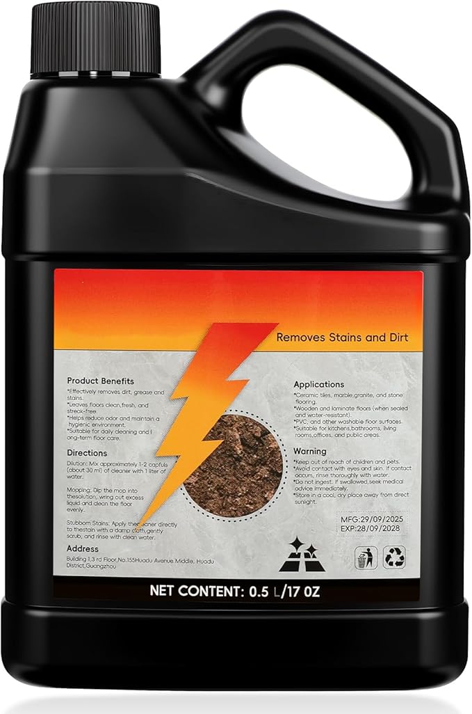 Solubril Tile Cleaner - Solubril Original floor cleaner,Multipurpose Powerful Stain Removing Tile Cleaner Liquid,Heavy Duty Floor Cleaner for Multi-Surface Use,Bathroom,Kitchen,Floors,Easy to Rinse