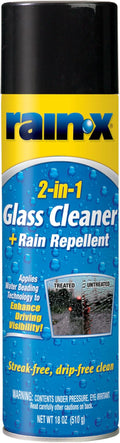 Rain-X 5080233 2-In-1 Glass Cleaner Plus Rain Repellent, 18 Ounce , BLUE