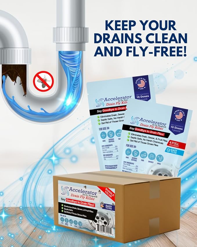 Drain Powder 32oz Powder – Complete Drain & Pipe Treatment Kit