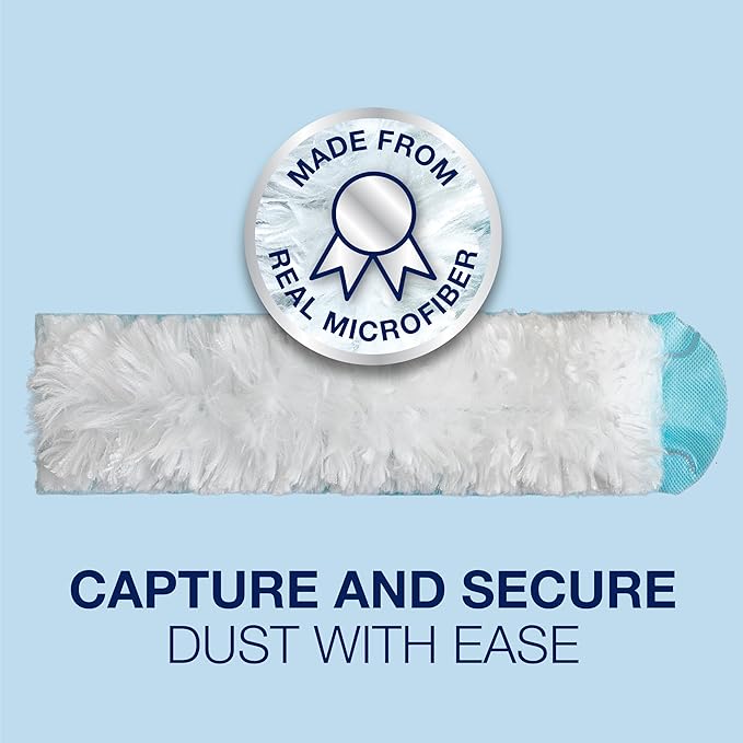 Bona Disposable Duster Refills - 5 Pack - High Performance Dusting System - Microfiber Dusters Remove Dust and Pet Hair for Quick Spot Cleaning