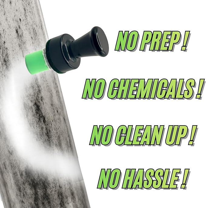 The Magic Cleaner Magnetic Glass Cleaner Kit |Mini, 12mm Size | For Water Pipes, Vases, Windows, Aquariums, Small, & all Shapes & Sizes | Cleans Hard to Reach Stains | Scrub via Magnet Glass Cleaner